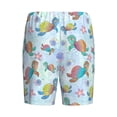 thumbnail image 4 of Picia Colorful Sea Turtle Pajama Shorts for Men, Men's Pajama Bottoms, Sleepwear,Short Pajama Pants-XX-Large, 4 of 9