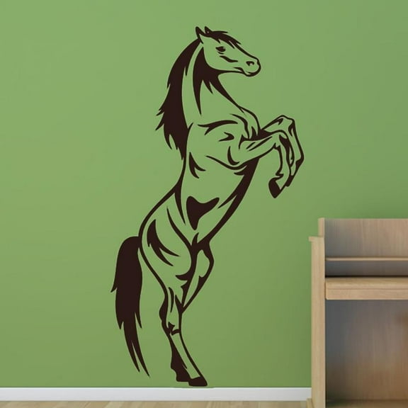Horse Wall Sticker Vintage Home Decor Animal Stickers Removable Vinyl Wall Art Decal For Living Room 31x59cm