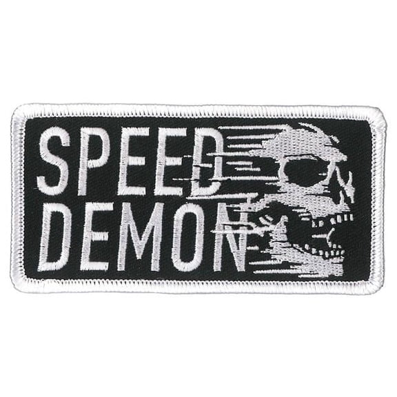 Hot Leathers PPL9870 Speed Demon 4"x 2" Patch 4 Width x 2 Height Inches