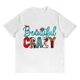 thumbnail image 2 of Beautiful Crazy Western Graphic Tees for Womens Western Short Sleeve Print T Shirt Casual Tops for Daily Outfits White,4XL, 2 of 6