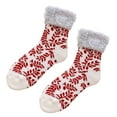 thumbnail image 2 of Herrnalise Slipper Warm Christmas Socks for Women with Gripper - Winter Non Slip Thick Fuzzy Socks With Plush Sock Edges- Warm Cozy Christmas Gift, 2 of 8