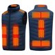 thumbnail image 1 of Chaleco Eléctrico DQrwqpou con Calefacción 13 Áreas para Hombre para Pescar Azul 6XL, 1 of 8