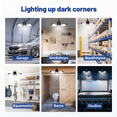 thumbnail image 6 of LED Garage Light Bulb, 8000LM with 3+1 Deformable Panels, 6500K Screw in Ceiling Lights, 6 of 7
