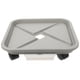 thumbnail image 1 of Plant Tray with Built-in Water Container Rolling Planter Trolley with Wheels Plant Stand, 1 of 5