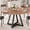 47" Dining Table, variant on Anyact 42 Inch Rustic Round Dining Table, Circle Dining Table for Dining Room, Home(Only Table)