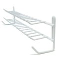 thumbnail image 2 of Huji Wall Mount Tie and Belt Rack Organizer, White (2 Pack), 2 of 3