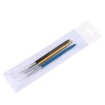 thumbnail image 1 of Guardurnaity BGVfive3Pcs Nail Liner Pen Cerdas de nailon superfinas Mango de metal Pintura Dibujo Gel Liner Manicure Polish Brush Tool Juegos de manicura, 1 of 6
