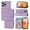 Lightpurple, variant on Dteck For iPhone 12 Pro Max,Wallet Case Detachable Wristband Card Slot Kickstand Full Cover Protector Case,Black