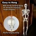 thumbnail image 6 of Gamexcel 5.5ft Halloween Skeleton with Movable Joints, Realistic Bones Prop for Yard, Lawn, or Haunted House Decor, 6 of 8