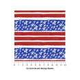 thumbnail image 4 of Rwraps Star Spangled Americana Painted Flag Matte Vinyl Film Wrap 59in x 6in Vinyl Vehicle Car Film, 4 of 9