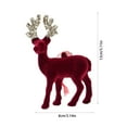 thumbnail image 4 of VOTRUDI Christmas Deer Ornaments,Night Before Christmas Decor Clearance,American Snow Deer Pendant Decorations,Christmas Indoor Decor for Room Office Tabletop,Red, 4 of 6