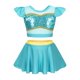 thumbnail image 1 of Traje de baño de dos piezas para niñas Princesa Bikini Volantes Verano Playa Surf Natación Traje de baño Juego de roles Traje de baño de una pieza 2-10Y2T (Tag100) Gao Jinjia LED, 1 of 2