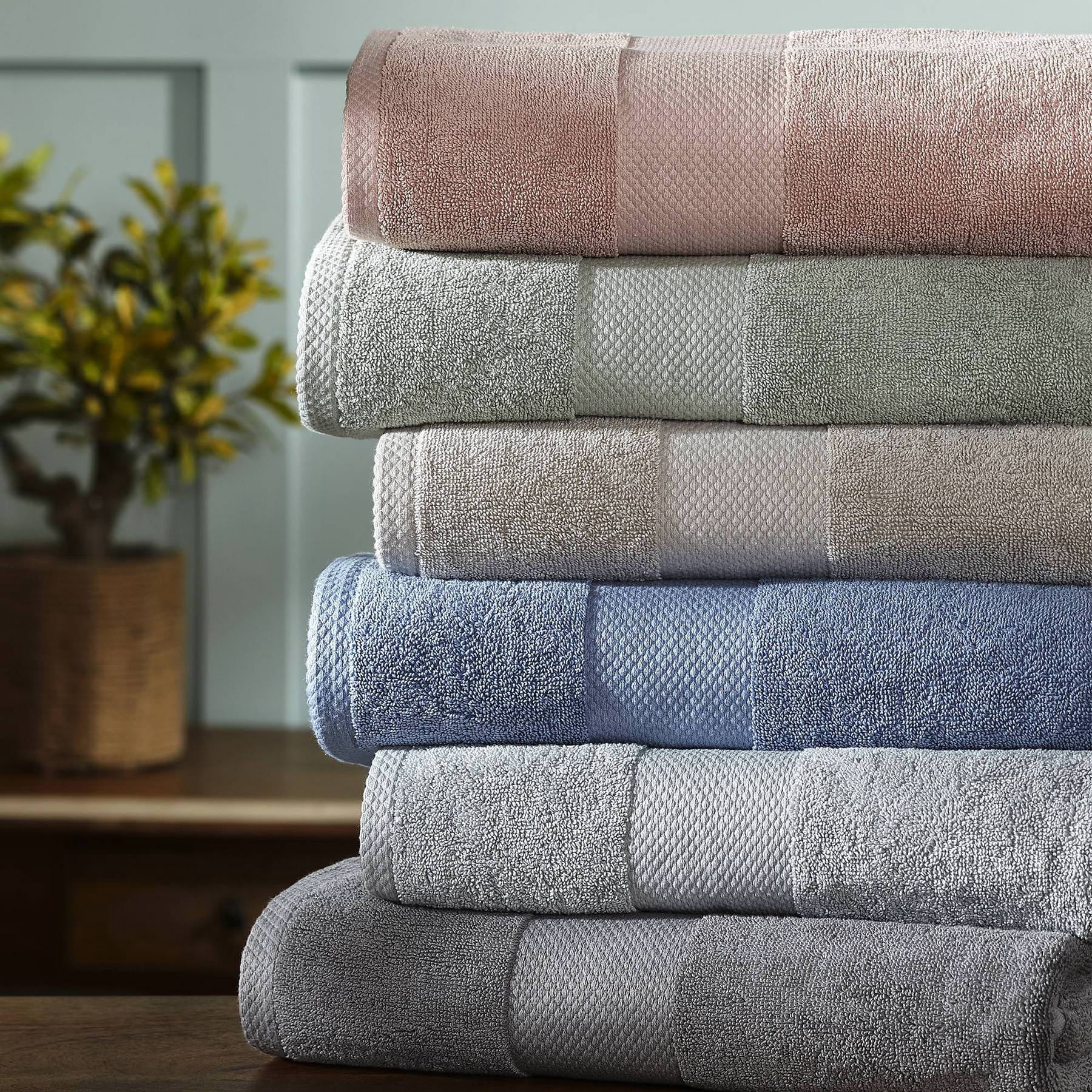 Modern Threads Filigree Jacquard Border Swirls Diamond 6-Piece Towels & Washcloths Count