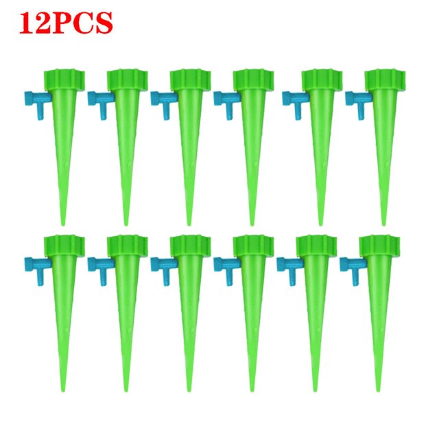 12Pcs Plant Water Dispenser Automatic Watering Drip Irrigation Device