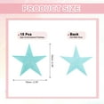 thumbnail image 2 of Uxcell 15Pack Iron on Star Patches, Sew on Star Embroidered Patches, DIY Applique Repair Patch for Crafts, 70mm Peacock Blue, 2 of 7