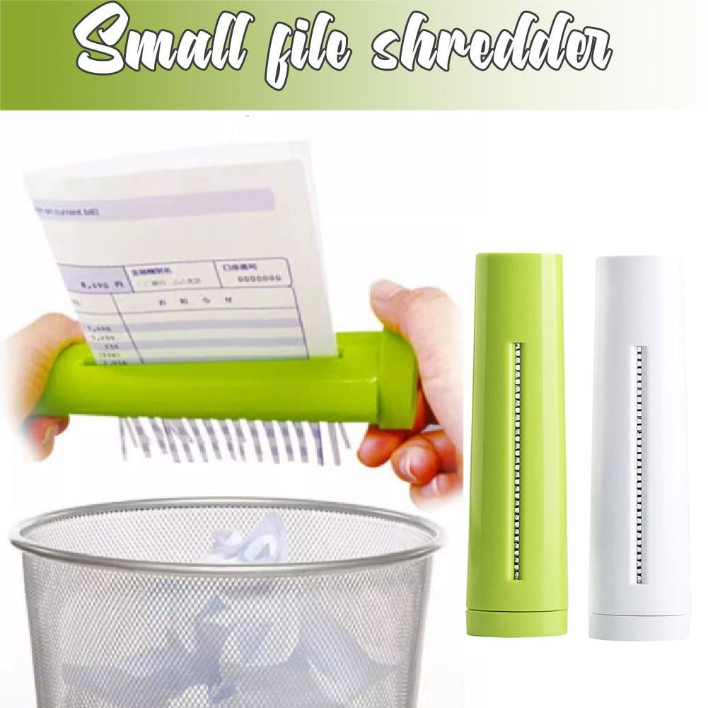 Manual Paper Shredder, Mini Portable Document Cutter for Office, School & Accounting Use
