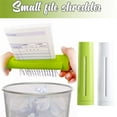 thumbnail image 2 of Wmool Rtyweth Mini Portable Handheld Paper Shredder Cutter, A6 Folded A4 Strip Cut Hand Operated hine De Office School Cutting for Home, 2 of 8