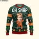 thumbnail image 3 of Suéteres de punto navideños feos con personajes/mascotas personalizados y fotos personalizadas, jerséis de regalo de Navidad, tops para parejas, fiestas, unisex, informales, 5, 3 of 5