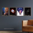 thumbnail image 2 of Pack of 4 NASA James Webb Space Telescope Images Cosmic Cliffs Carina Nebula Southern Ring Nebula Deep Field Unframed 12X16 Inch Wall Art Living Room Prints Set, 2 of 5