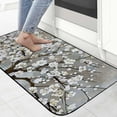 thumbnail image 4 of ONETECH White Flowers Square Floor Mat Indoor Outdoor Doormat Entrance Mat 19.68*47.24 in, 4 of 6