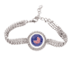 thumbnail image 1 of Usa el día de la independencia bandera matasellos Pulsera de tobillera de cadena de tenis, joyería de diamantes, 1 of 3