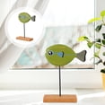 thumbnail image 4 of Shisuyan Artificial Fish Models Realistic Fish Model Wood 1Set 6.7X3.9X1.8In, 4 of 8