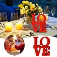 thumbnail image 2 of 3/2/1pcs Wood Home Sign Rustic Wooden Cutout Word Decor Freestanding Home Tabletop Decor Romantic Table HOME Words Shape For Home Party Decor, 2 of 7