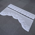 thumbnail image 3 of Yuangui Sheer Tier and Valance Kitchen Window Curtains White Tier and Swag Home Furnishings, 3 of 10