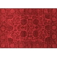 thumbnail image 1 of Ahgly Company Machine Washable Indoor Rectangle Abstract Red Modern Area Rugs, 3' x 5', 1 of 4