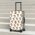 thumbnail image 2 of Lsque Mushroom Printed Luggage Cover, Travel Luggage Protector,Scratch and Dirt Resistant, Fits 18-32 Inch Luggage - Medium, 2 of 9