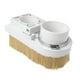 thumbnail image 1 of Reemplazo Del Limpiador De La Cubierta De La Zapata Antipolvo Del Husillo Para La Fresadora De Grabado De Enrutador CNC, Blanco + Beige (75 Mm, 80 Mm, Husillo de 80 mm Macarena Bota de zapato de polvo CNC, 1 of 8