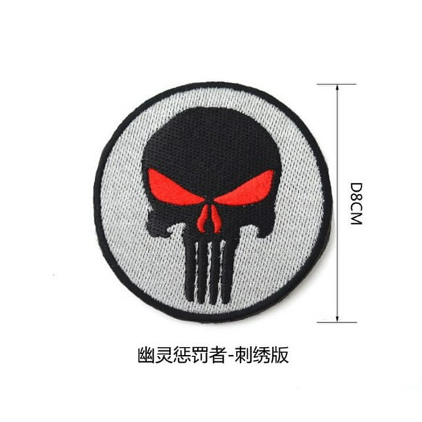 Tactical Morale Patches US Army Punisher Patch Skull 75 X 75 Mm 
