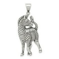 thumbnail image 1 of FB Jewels Sterling Silver Antiqued Zebra Pendant, 1 of 4