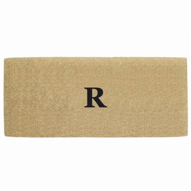 Nedia Home O2176R 36 x 72 in. Heavy Duty No Border Coco Mat Monogrammed R