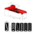 thumbnail image 2 of Multi Functional Vegetable Slicing Tool with Vegetable Cutter Carrot Grinder Cheese Grater Manual Kitchen Accessories Tool, 2 of 8