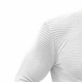 thumbnail image 5 of Stamzod Long Sleeve Gym Shirts Men Solid Color Pullover Basic Tee Tops Casual Crewneck Oversized Tshirts for Men White XL, 5 of 6
