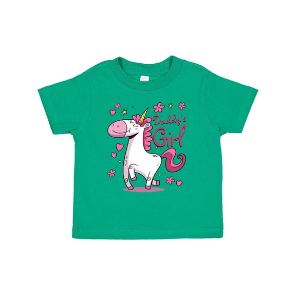 Inktastic Daddy's Girl Unicorn Girls Toddler T-Shirt