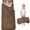 Brown and Black-1, variant on Brown and Black Leopard Print Toddler Nap Mats for Kids Preschool,Sleeping Mat Bag or Kids,Toddler Sleeping Bag,Toddler Nap Mat or Daycare