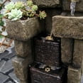 thumbnail image 5 of 42.72" H Modern Stacking Bricks Water Fountain Outdoor Cascading Waterfall Fountains with Led Lights for Gardens Landscaping Patios Balconies and Lawns Decor for Outside, 5 of 6