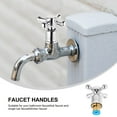 thumbnail image 5 of 2 PCS Faucet Knob Handle Hot Cold Sink Shower Tap Handles Replacement Accessories, 5 of 6