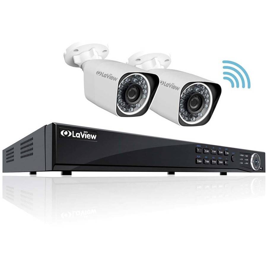 LaView 1080P HD 4 Cameras 8CH Security System DVR with 2TB ...