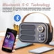 thumbnail image 5 of Altavoz Bluetooth retro, altavoces Bluetooth inalámbricos portátiles vintage, 5 of 6