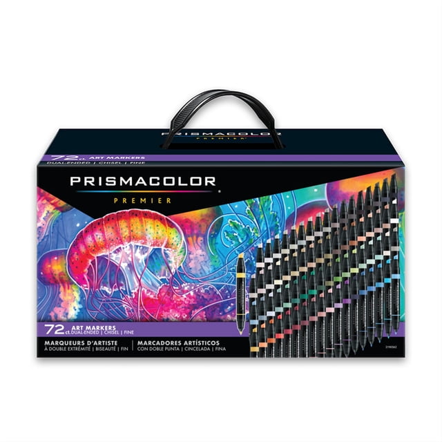 Art Markers Prismacolor Premier, juego de 72 unidades, con doble punta