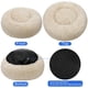 thumbnail image 3 of Cesta redonda para perros, cojín para gatos, cesta tipo donut, cesta para perros, cama para gatos extrasuave, cómoda y bonita, cojín para gatos y perros pequeños y medianos, 50 cm, gris oscuro (blanco, 3 of 5