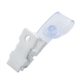 thumbnail image 2 of 60 Pcs Plastic ID Card Name Tag Holder Badge Strap Clip White Clear, 2 of 4