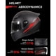 thumbnail image 4 of Casco de Moto Integral Orthrus Certificado DOT M Negro Rojo, 4 of 7