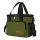 thumbnail image 1 of Bolsa de almuerzo con aislamiento Femular para trabajo, oficina, pícnic, 8.5 L, color verde militar, 1 of 7
