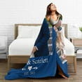 thumbnail image 5 of Custom Blanket Personalized Photos Text Collage Customized Picture Throws Blankets for Adults Kids Family Birthday, 1 Photo, 30x40 Inches, 5 of 6