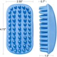 thumbnail image 2 of Cepillo de baño para perros TUNC cepillo de goma para el cuidado de perros cepillo de silicona para lavado de perros peine de masaje para perros de pelo corto y largo, 2 of 4