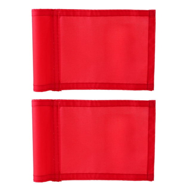 Bandera para golf de 2 Piezas, Bandera de Práctica Banderas de Objetivo para golf Portátiles Accesorios para Juegos para golf shamjiam Marcador de bandera verde que pone rojo